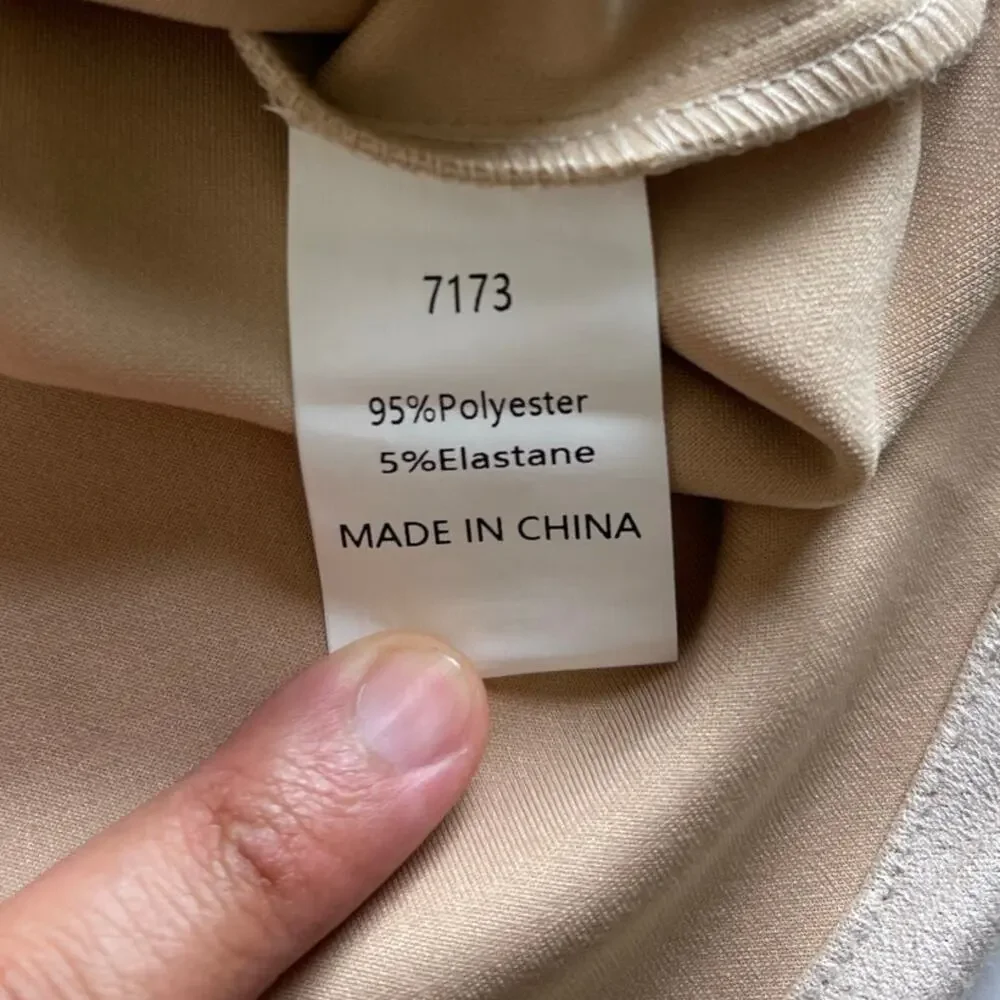 KIRUNDO Women's Suede Tracksuit - Tan, Size M - New!
